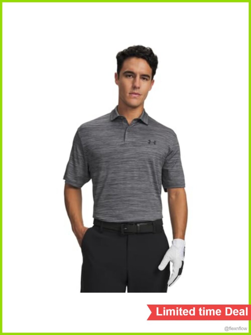Men's Matchplay Golf Polo Regular Fit 4-Way Stretch Moisture Wicking